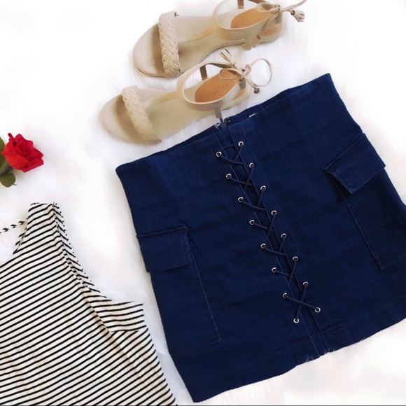 Francine Denim Skirt - Picture 4 of 8